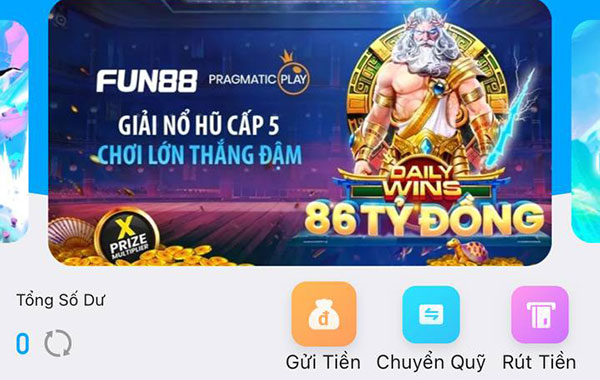 Gửi tiền Fun88